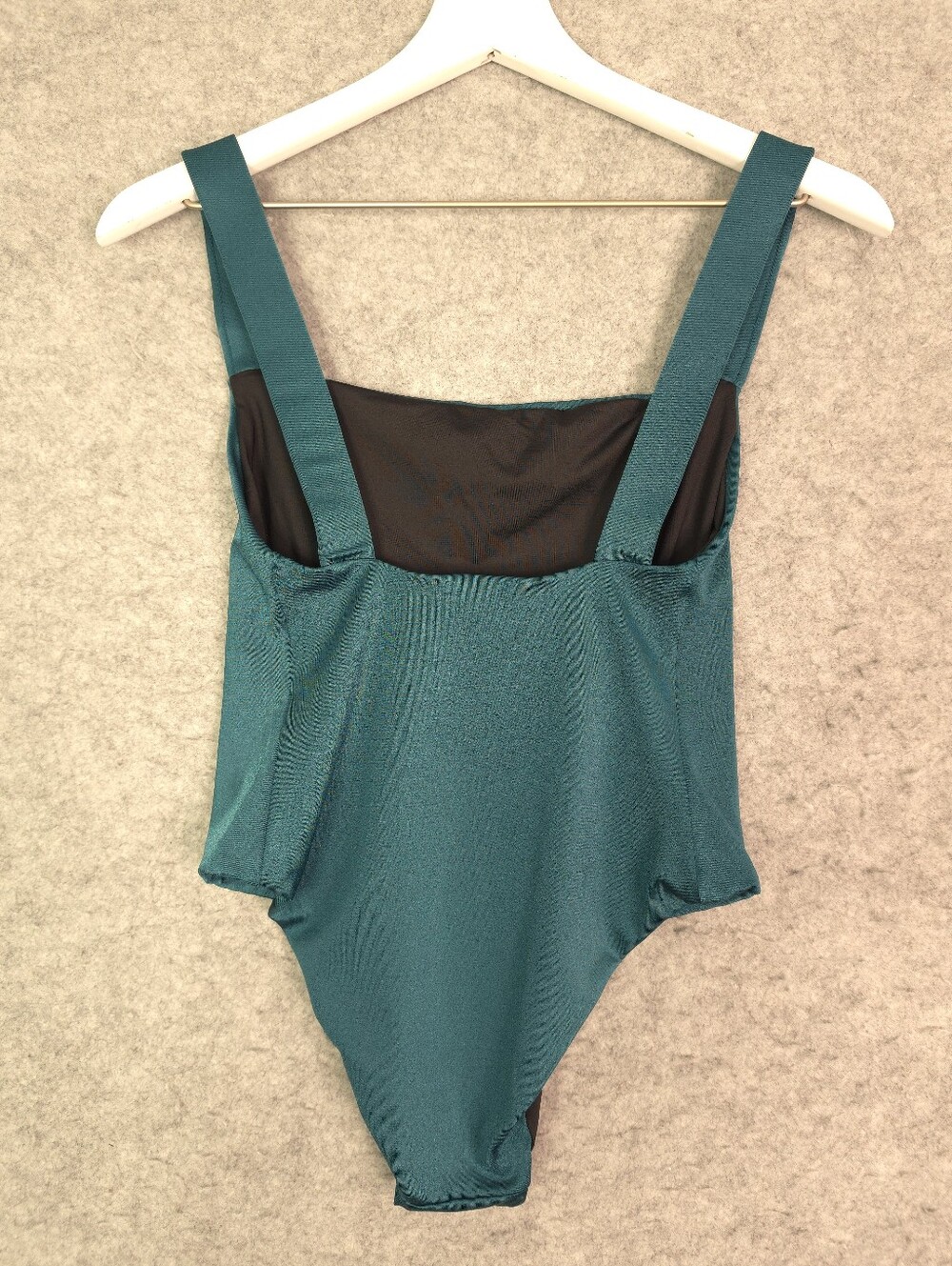 Amarelle Swimwear Chevelier Reversible One Piece Bathing Suit Aqua/Black - Picture 6 of 10